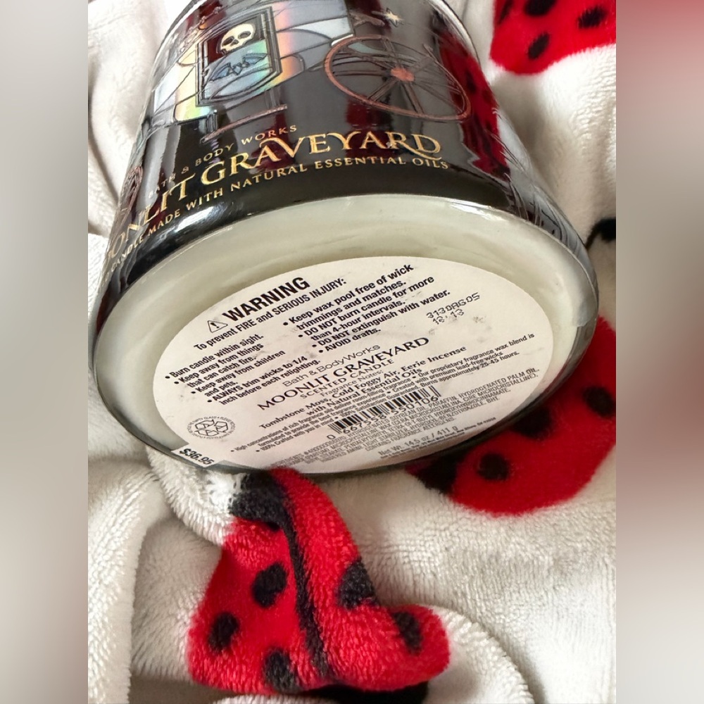 Bath & Body Works Moonlit Graveyard 3-Wick Candle - Picture 4 of 4